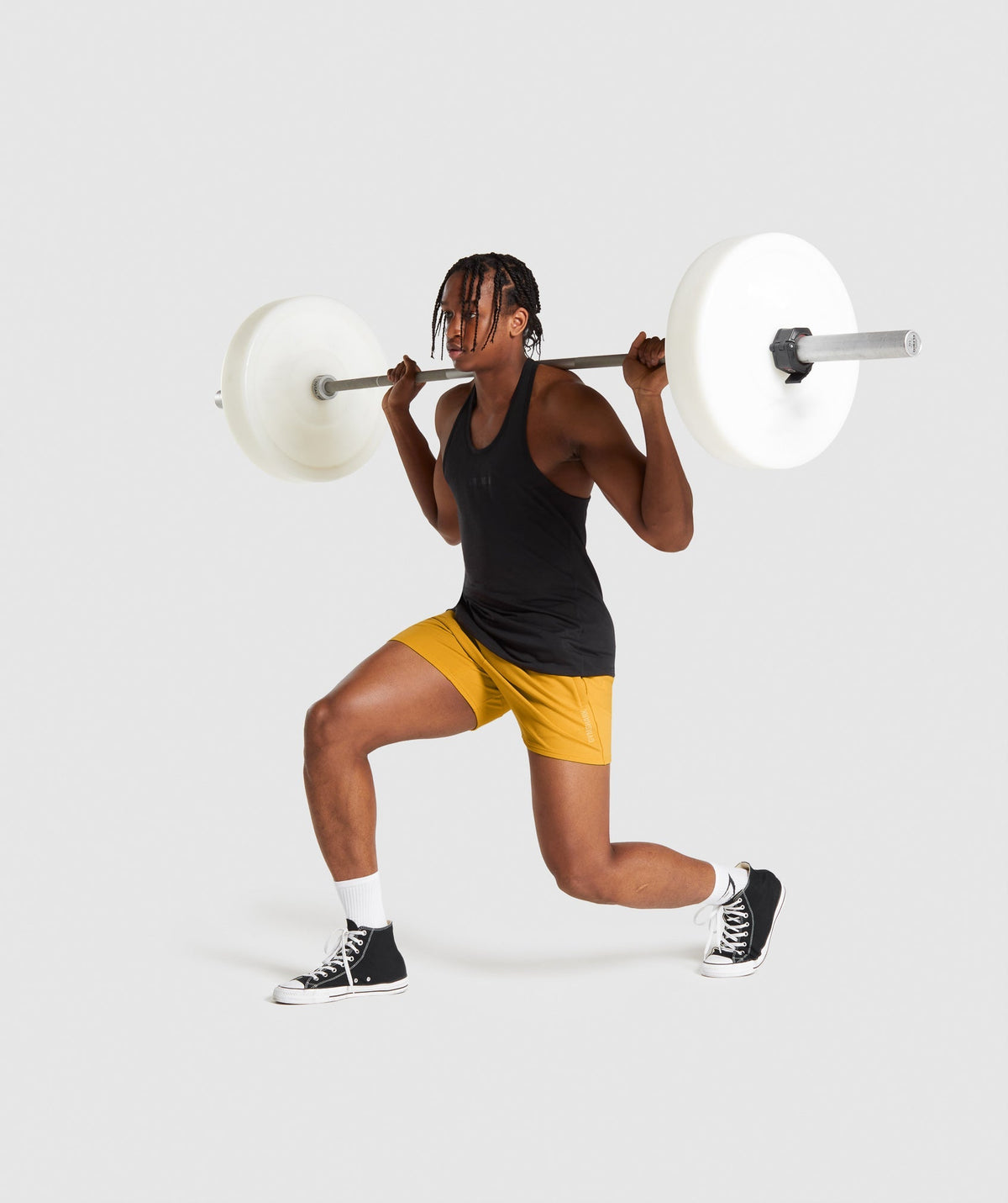 Gymshark Chalk 5" Quad Shorts - Yellow