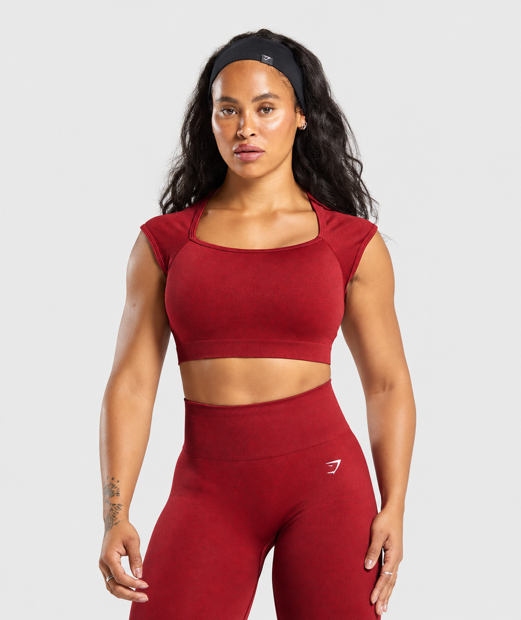 Adapt Fleck Crop Top