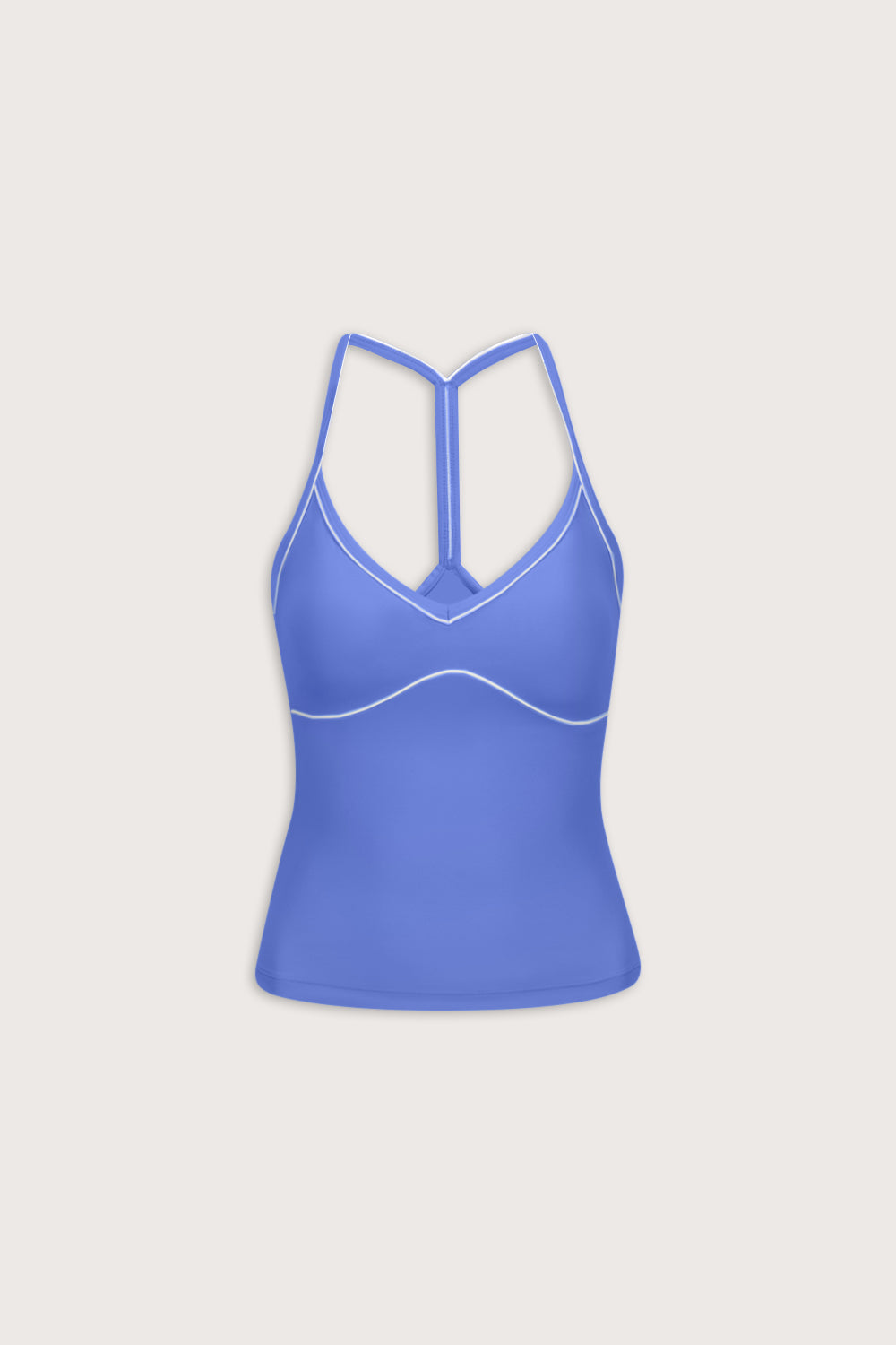 DayFlex Contrast Sweetheart Vest - Iris Blue