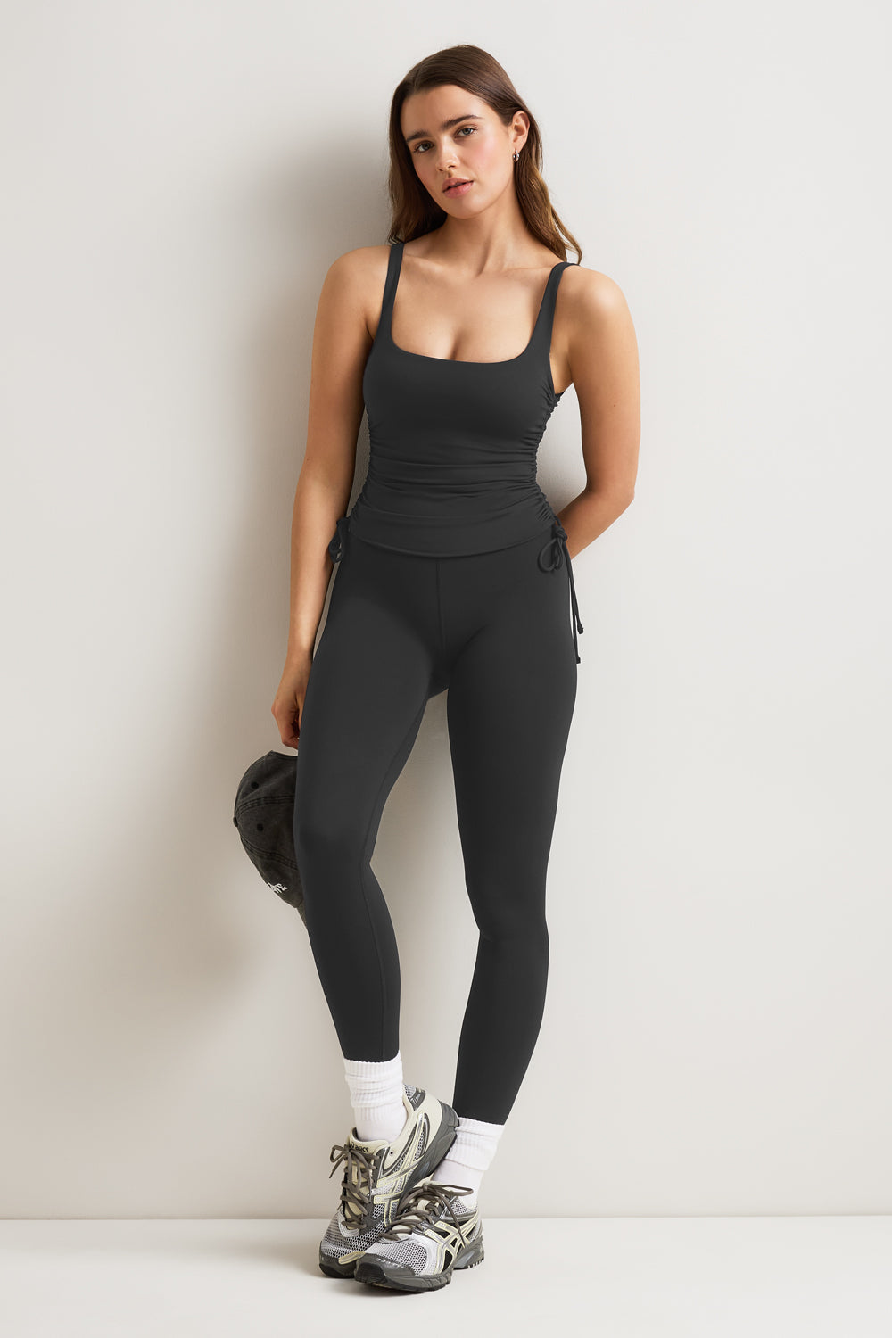 DayFlex Adjustable Side Tie Vest - Shadow Black