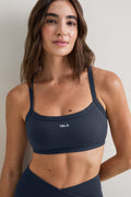 DayFlex Bandeau Sports Bra - Midnight Navy