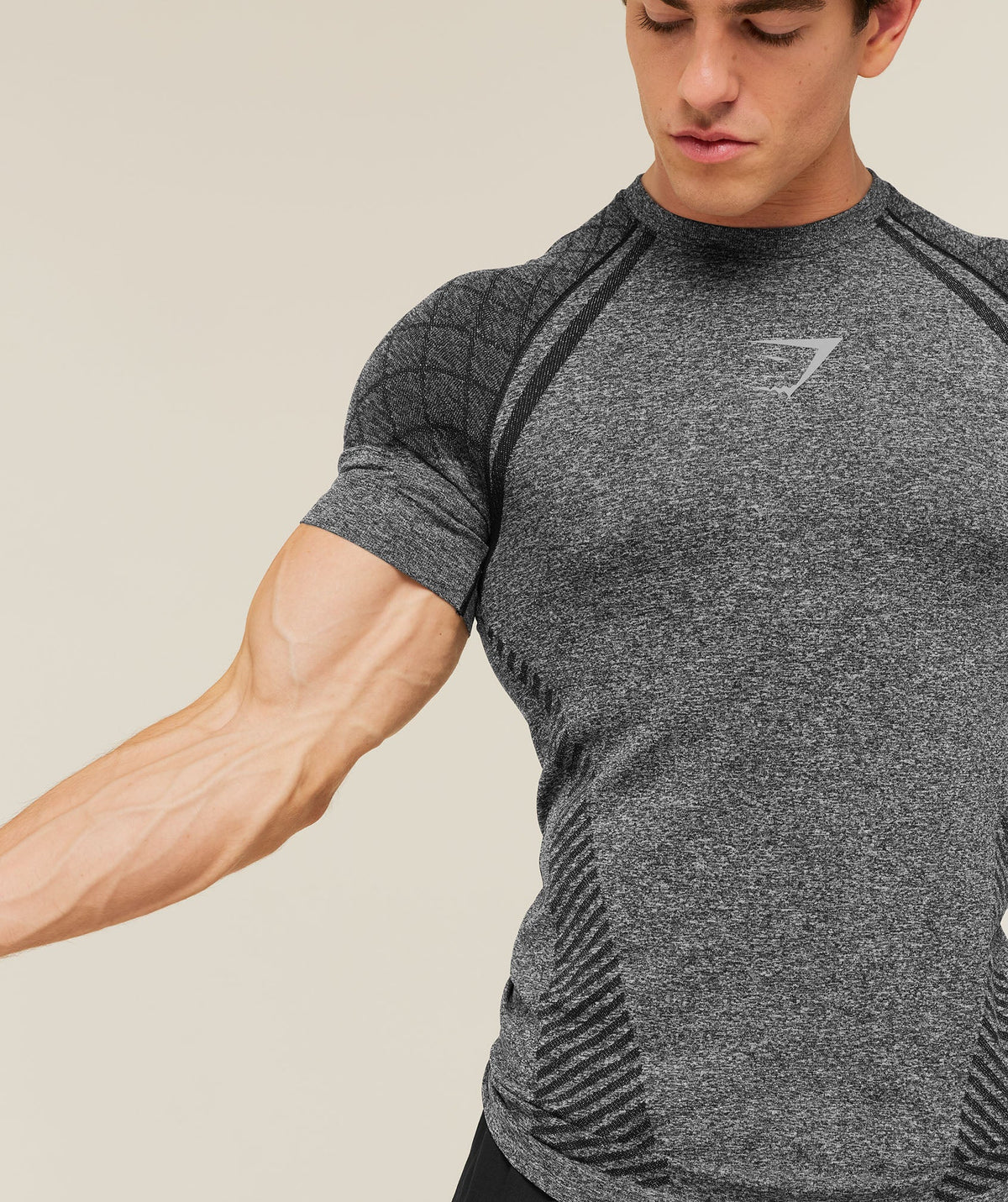 Gymshark Devant Seamless T-Shirt - Black