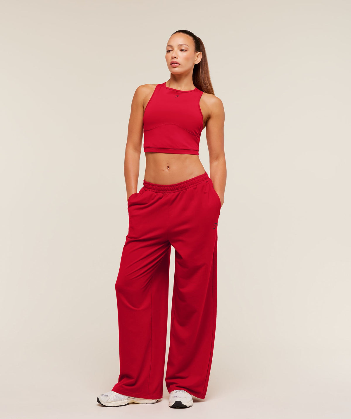 Gymshark Lifting Dipped Waistband Pants - Carmine Red