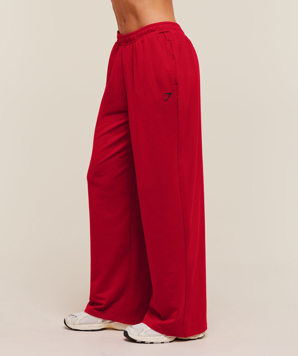 Gymshark Lifting Dipped Waistband Pants - Carmine Red