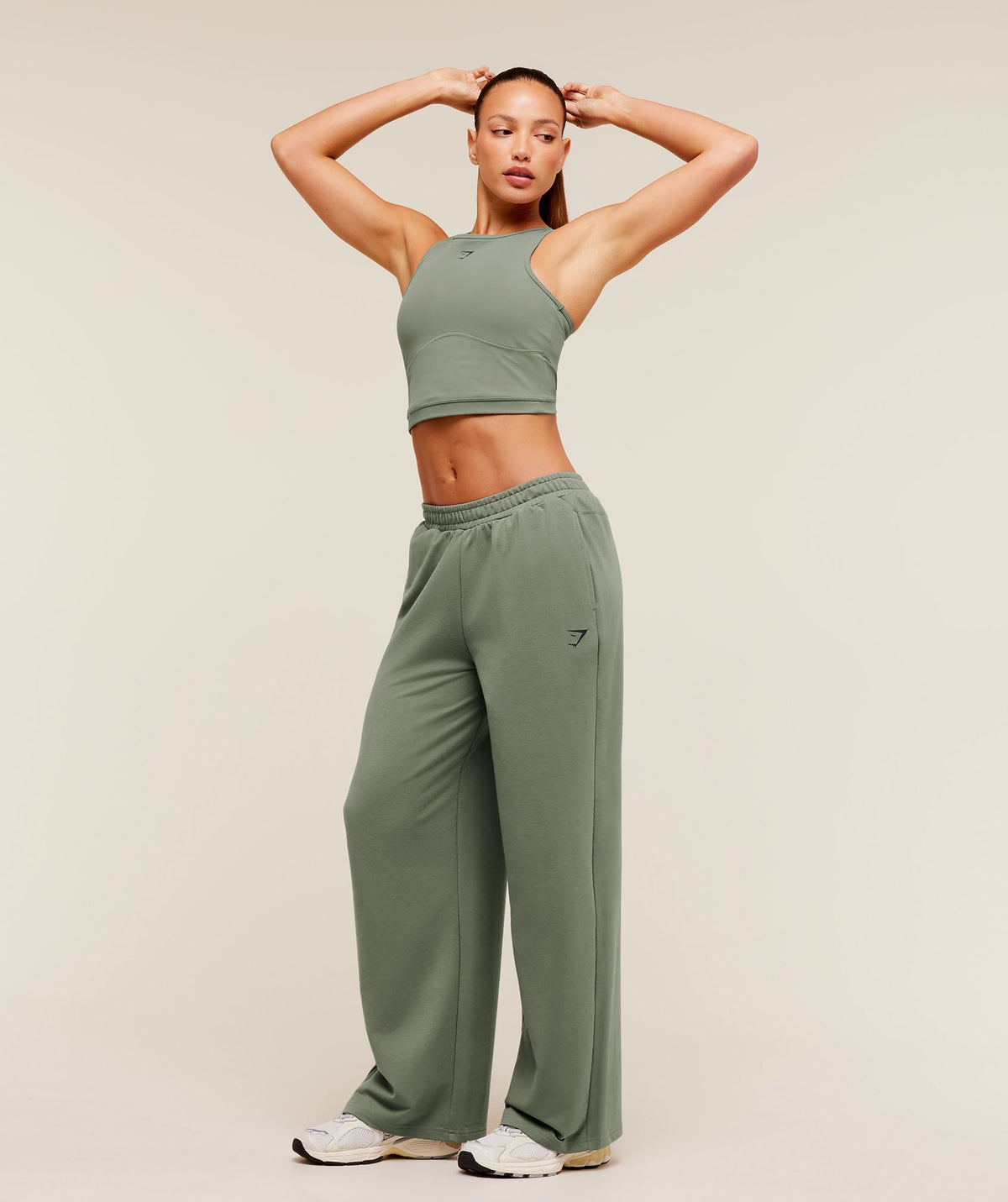 Gymshark Lifting Dipped Waistband Pants - Unit Green