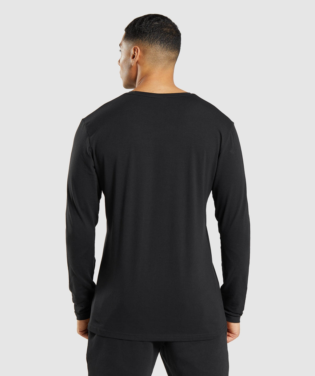 Gymshark Essential Long Sleeve T-Shirt - Black