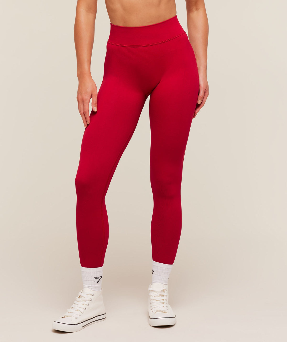 Gymshark Flex V4 Leggings - Carmine Red/P363