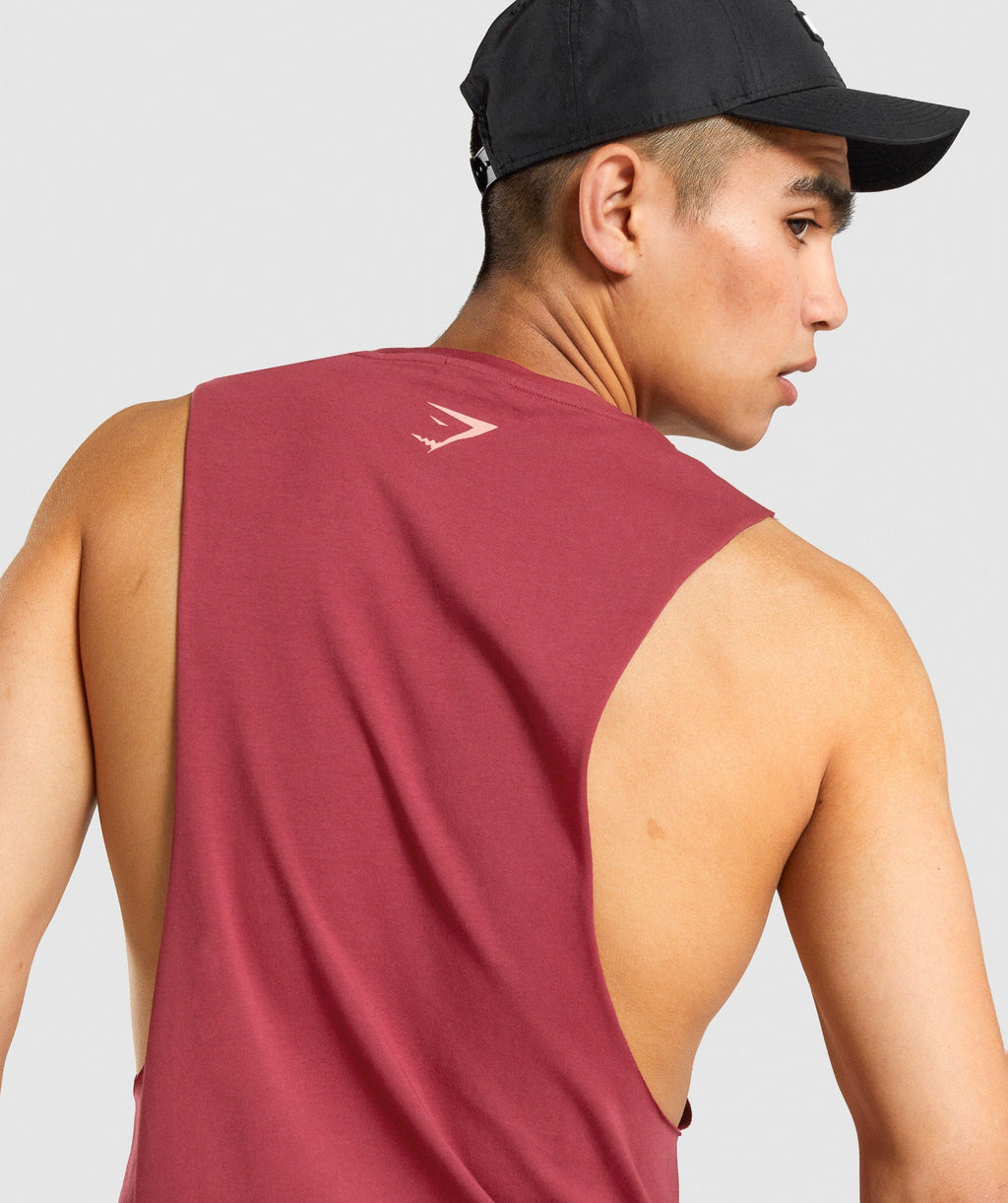 Gymshark GSLC Collegiate Drop Arm Tank - Burgundy