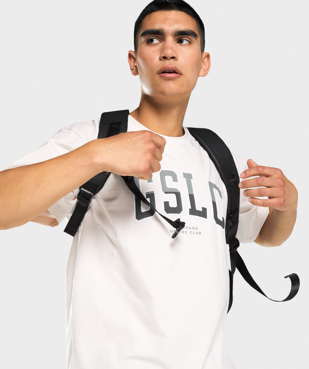 Gymshark GSLC Collegiate Oversized T-Shirt - Cream