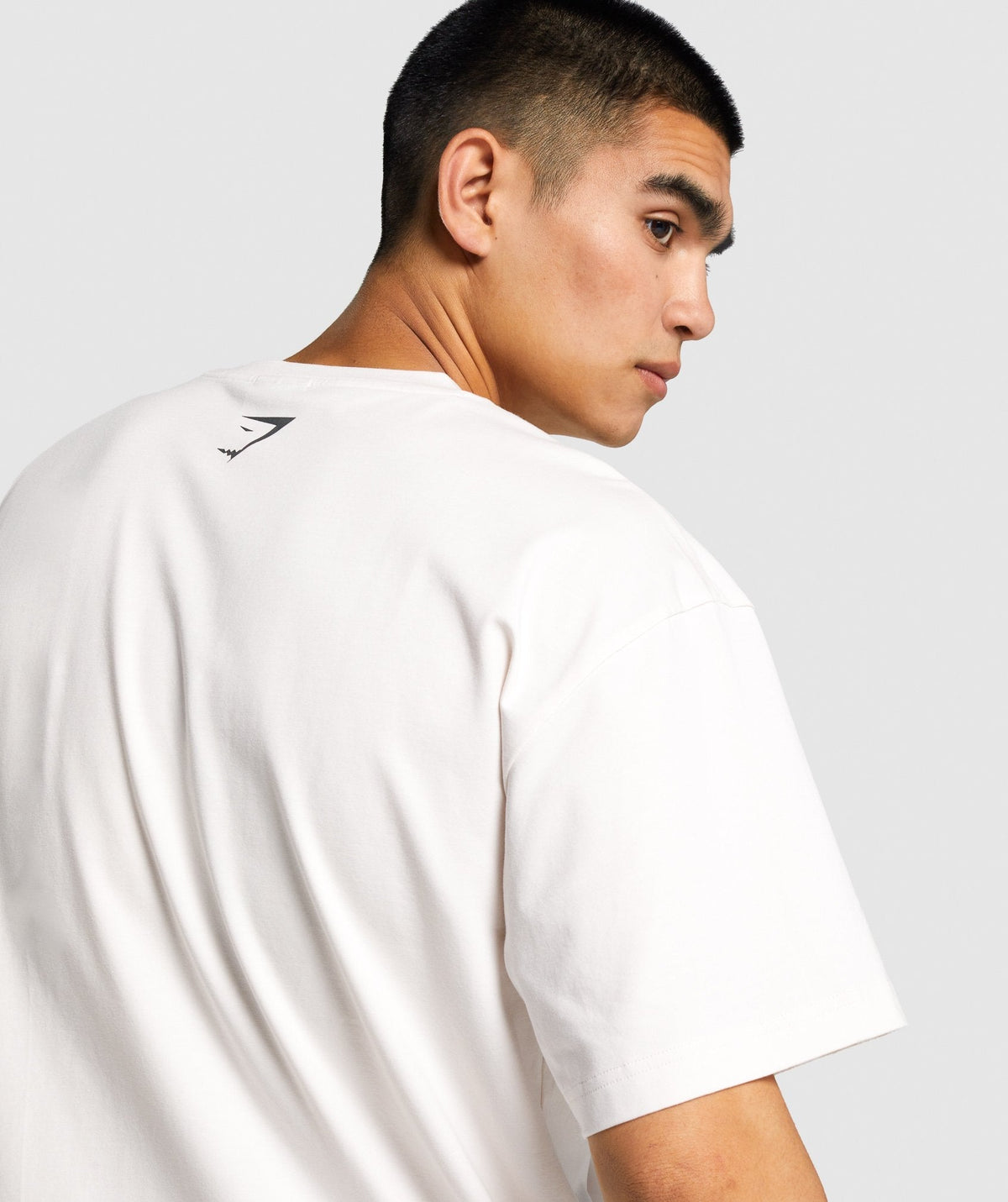 Gymshark GSLC Collegiate Oversized T-Shirt - Cream