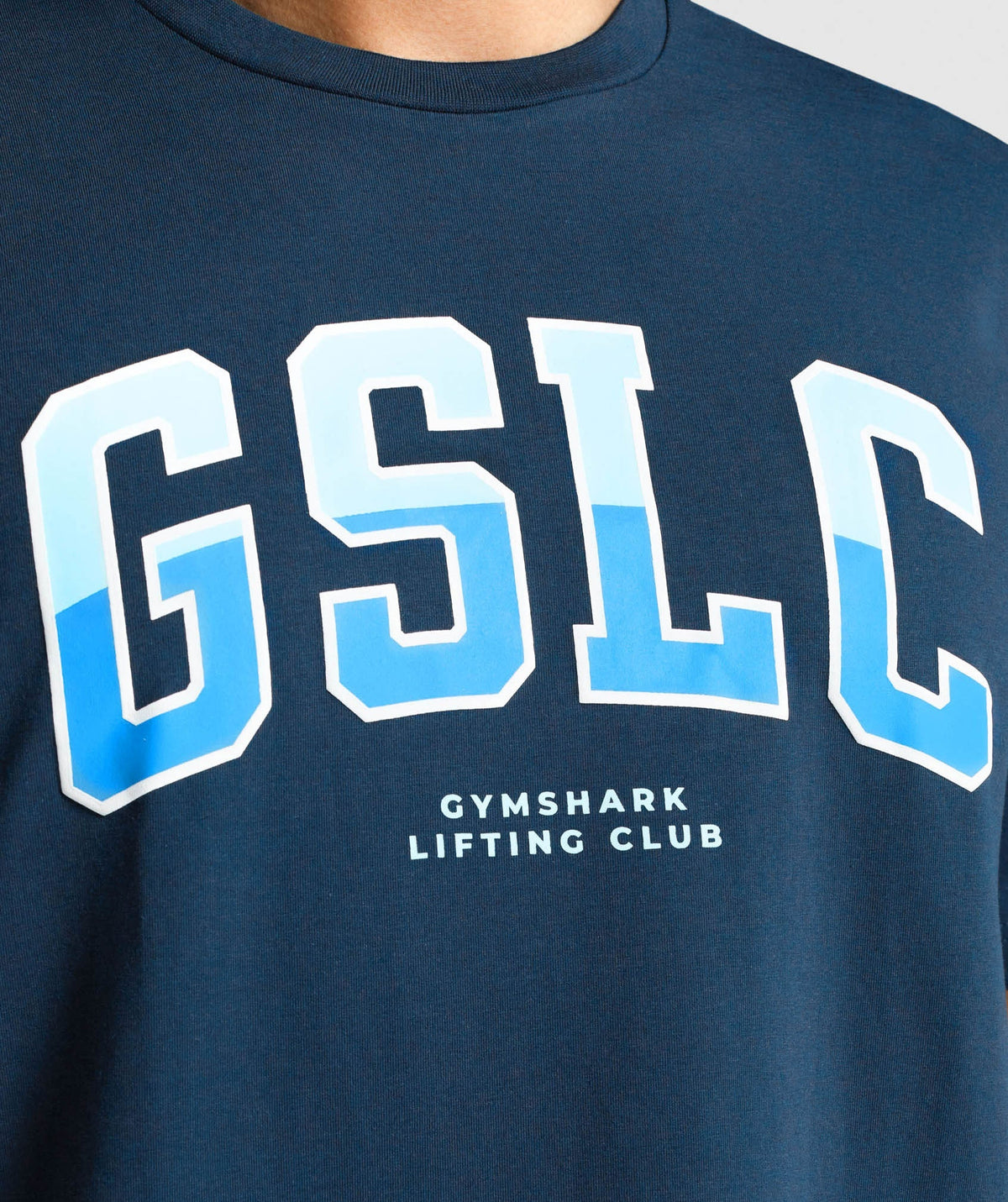 Gymshark GSLC Collegiate Oversized T-Shirt - Navy
