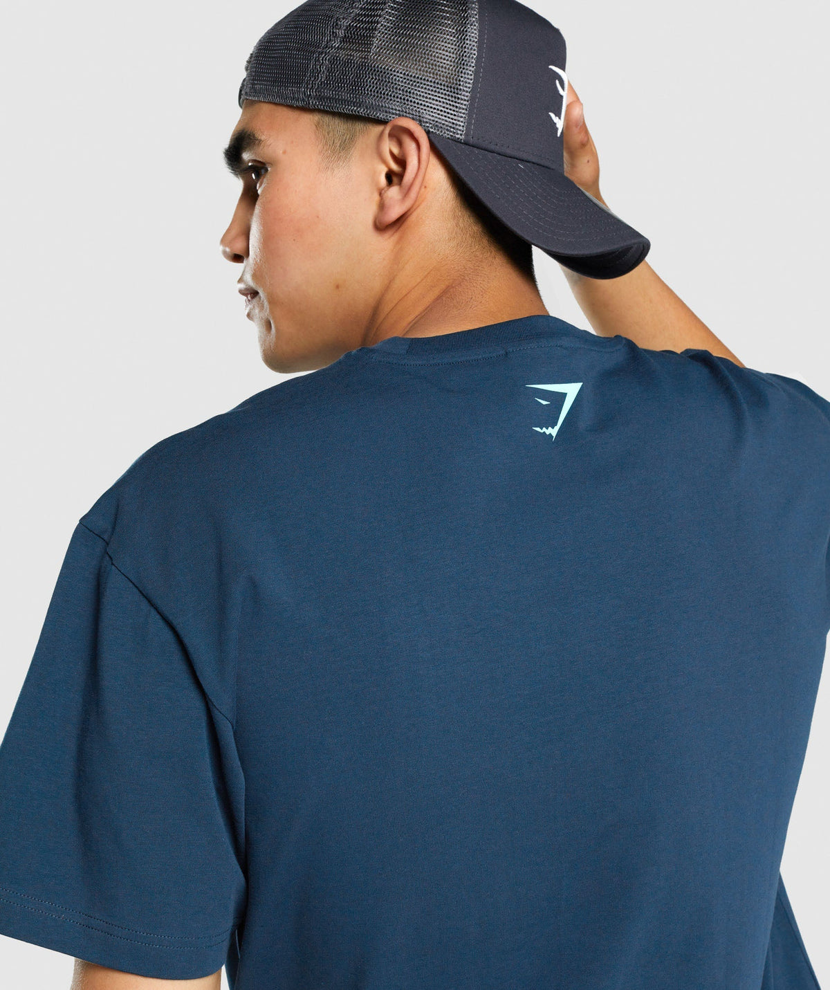 Gymshark GSLC Collegiate Oversized T-Shirt - Navy