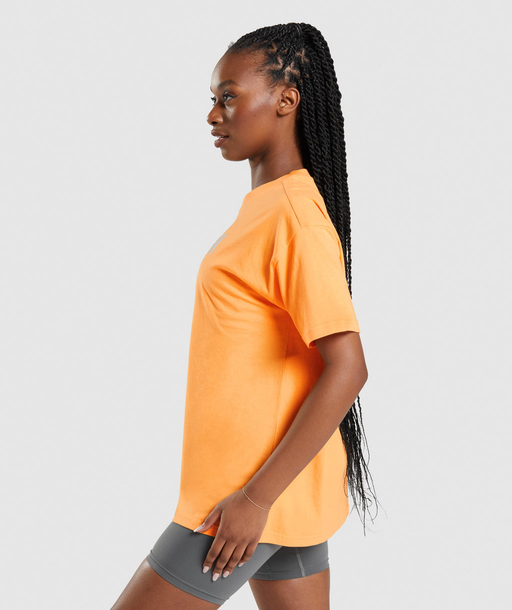 Gymshark Apollo Oversized T-Shirt - Apricot Orange