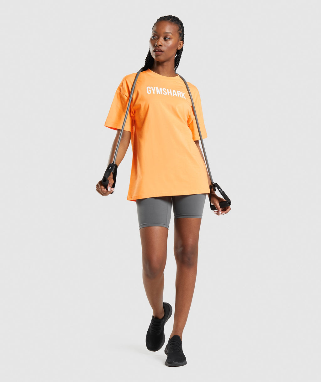 Gymshark Apollo Oversized T-Shirt - Apricot Orange