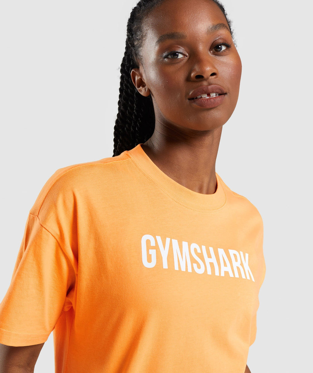 Gymshark Apollo Oversized T-Shirt - Apricot Orange
