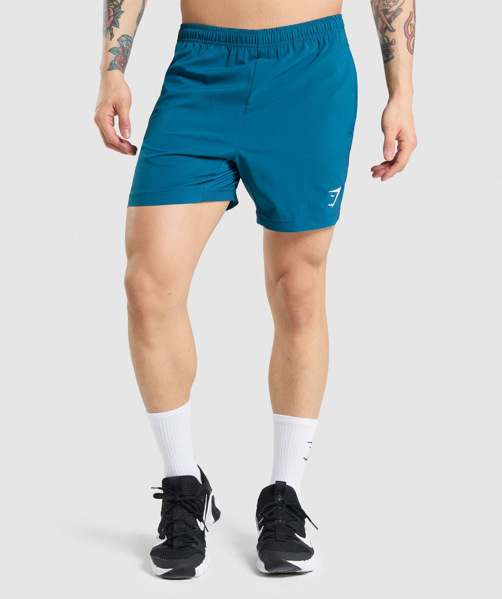 Gymshark Graphic Sport Shorts - Teal