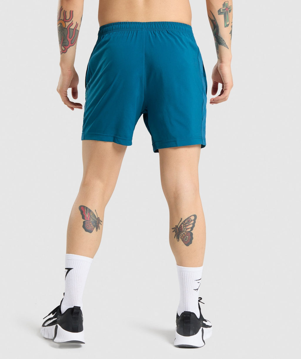 Gymshark Graphic Sport Shorts - Teal