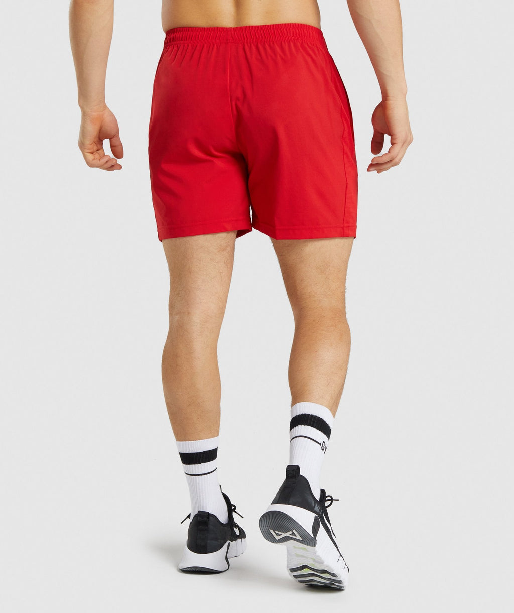 Gymshark Graphic Sport Shorts - Red
