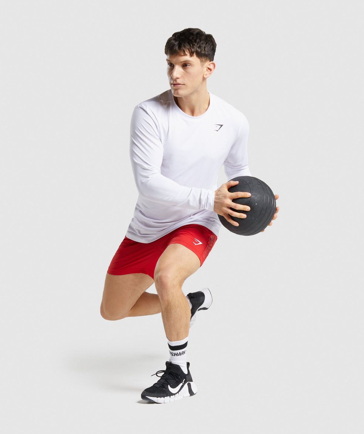Gymshark Graphic Sport Shorts - Red