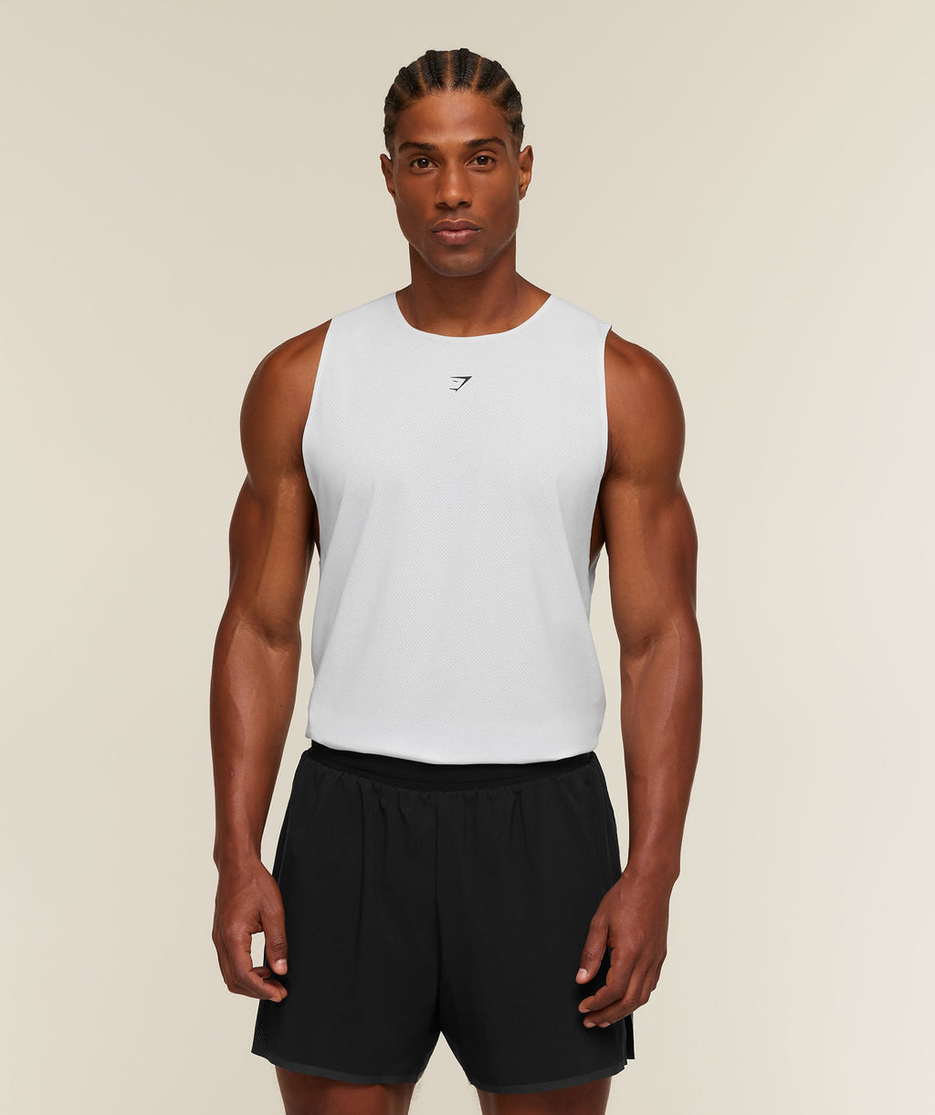Gymshark Hybrid Tank - White
