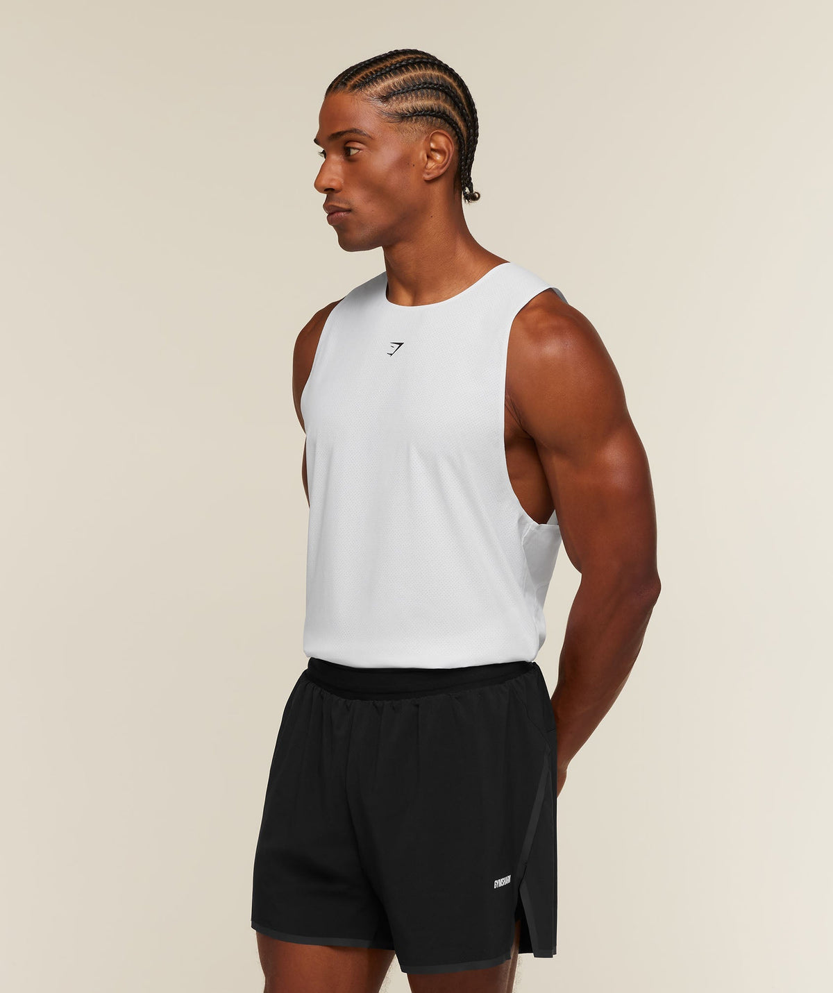 Gymshark Hybrid Tank - White