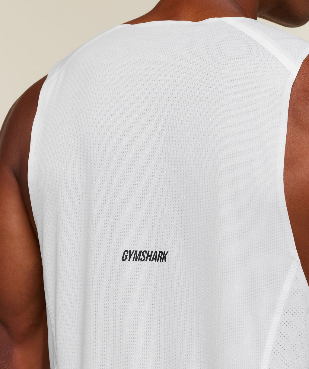 Gymshark Hybrid Tank - White