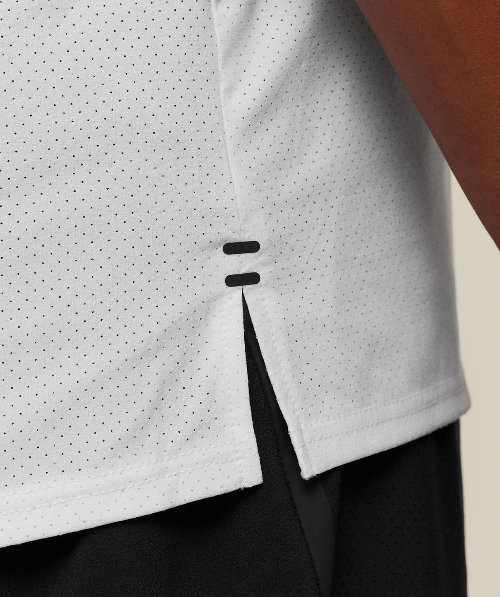 Gymshark Hybrid Tank - White