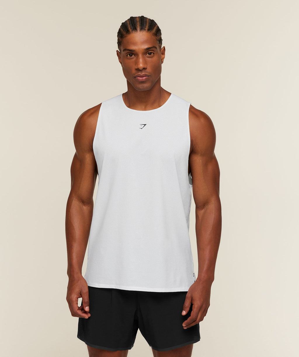 Gymshark Hybrid Tank - White
