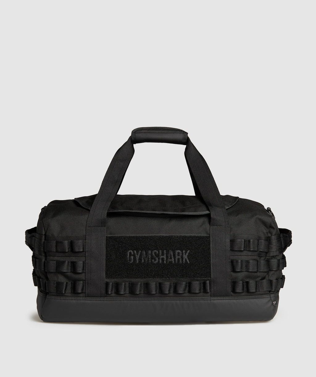 Gymshark Tactical Large Barrel Bag - Black