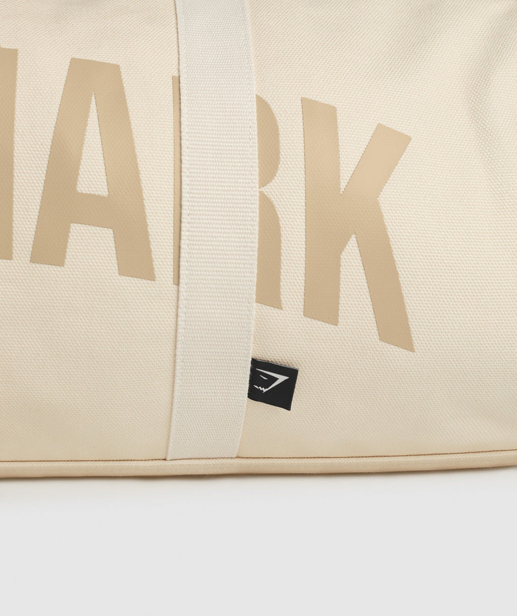 Gymshark Power Holdall - Ecru White