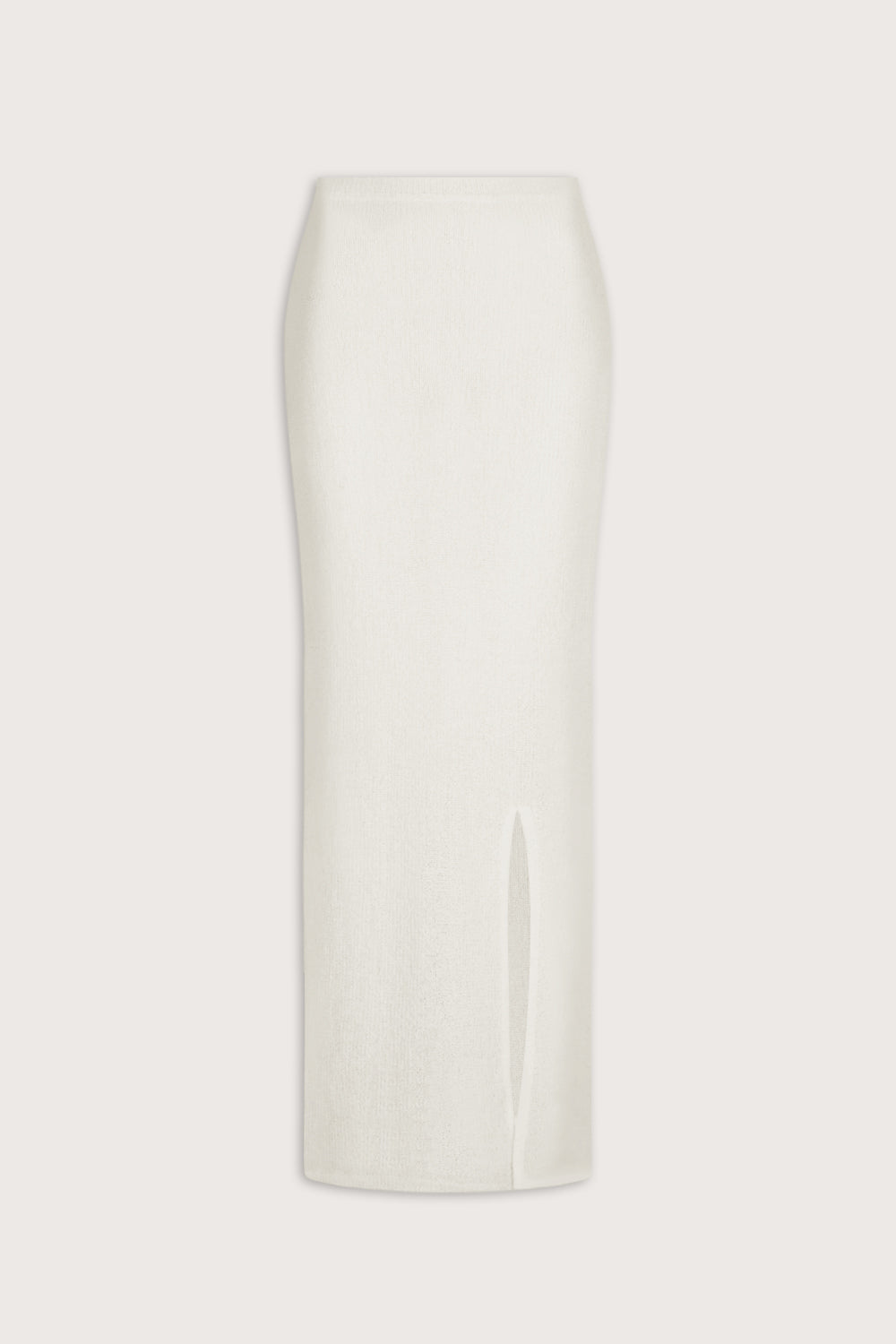 Beach Knit Maxi Skirt - Ivory