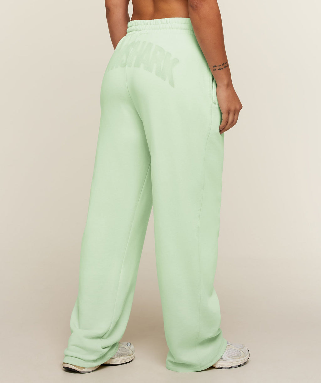 Gymshark Power Straight Leg Pants - Sprint Green/Wash
