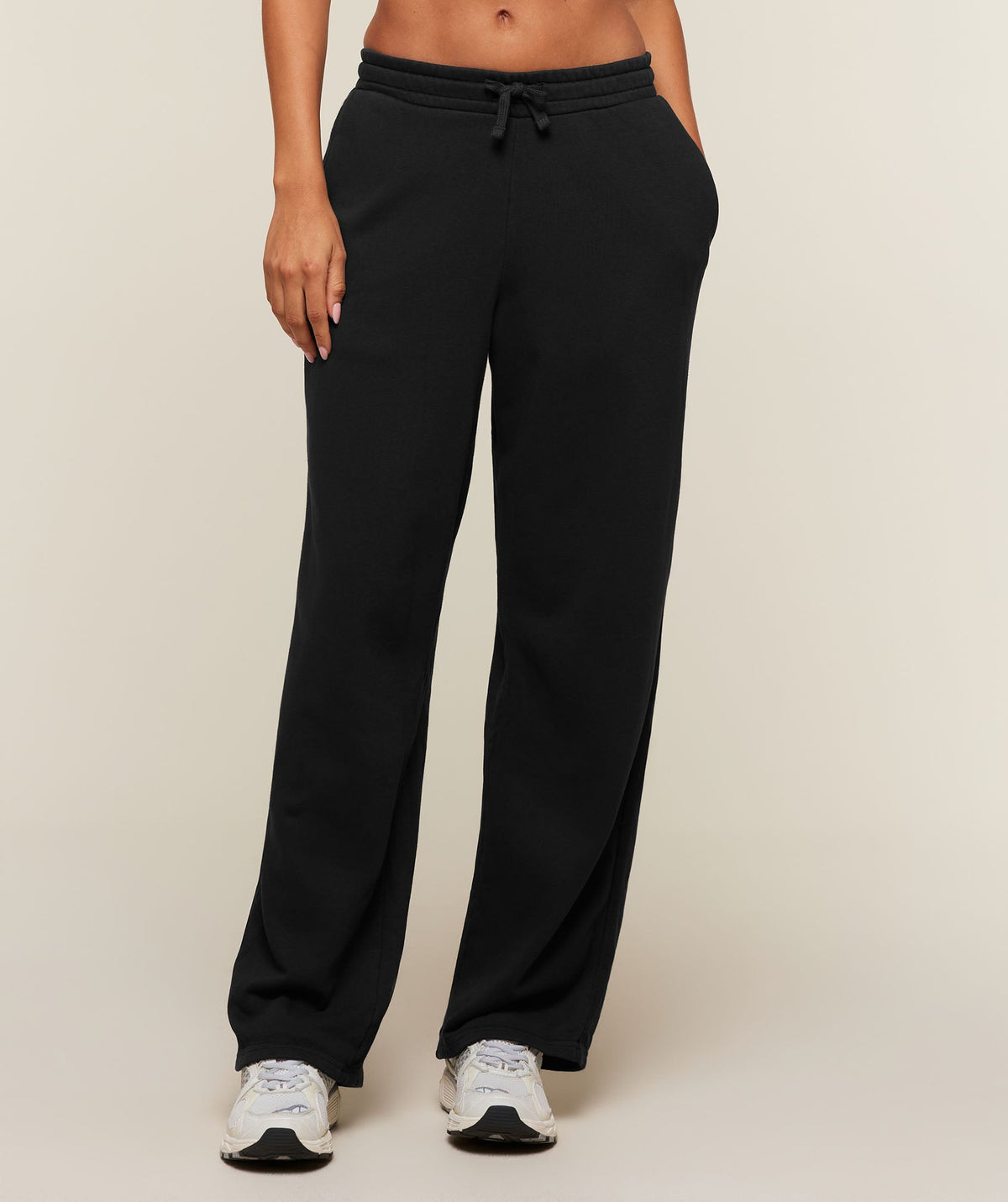 Gymshark Power Straight Leg Pants Tall - Black/Wash