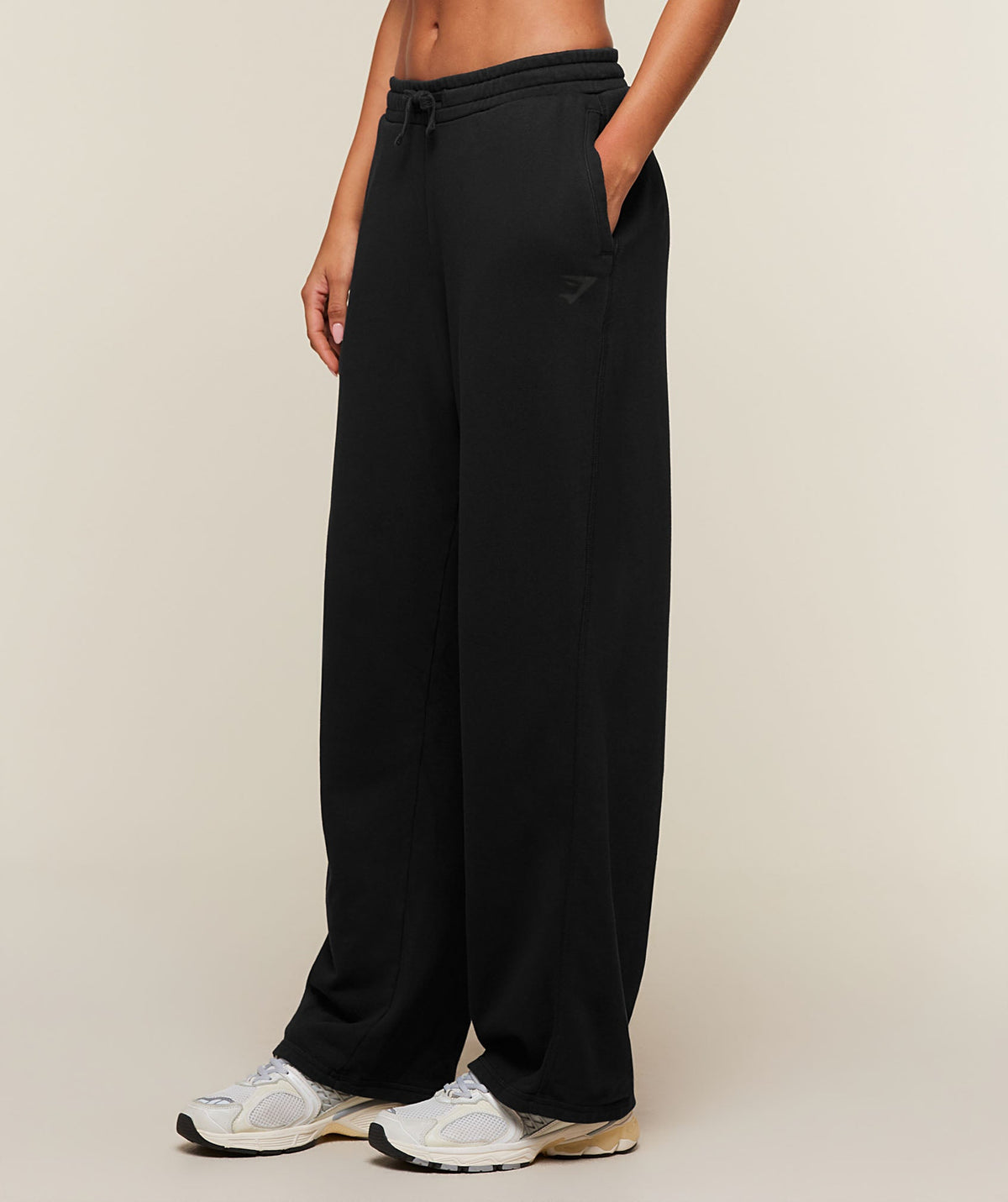 Gymshark Power Straight Leg Pants Tall - Black/Wash