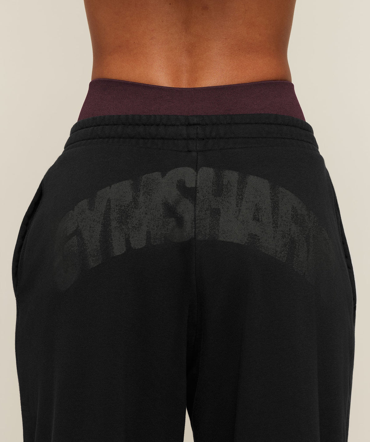 Gymshark Power Straight Leg Pants Tall - Black/Wash