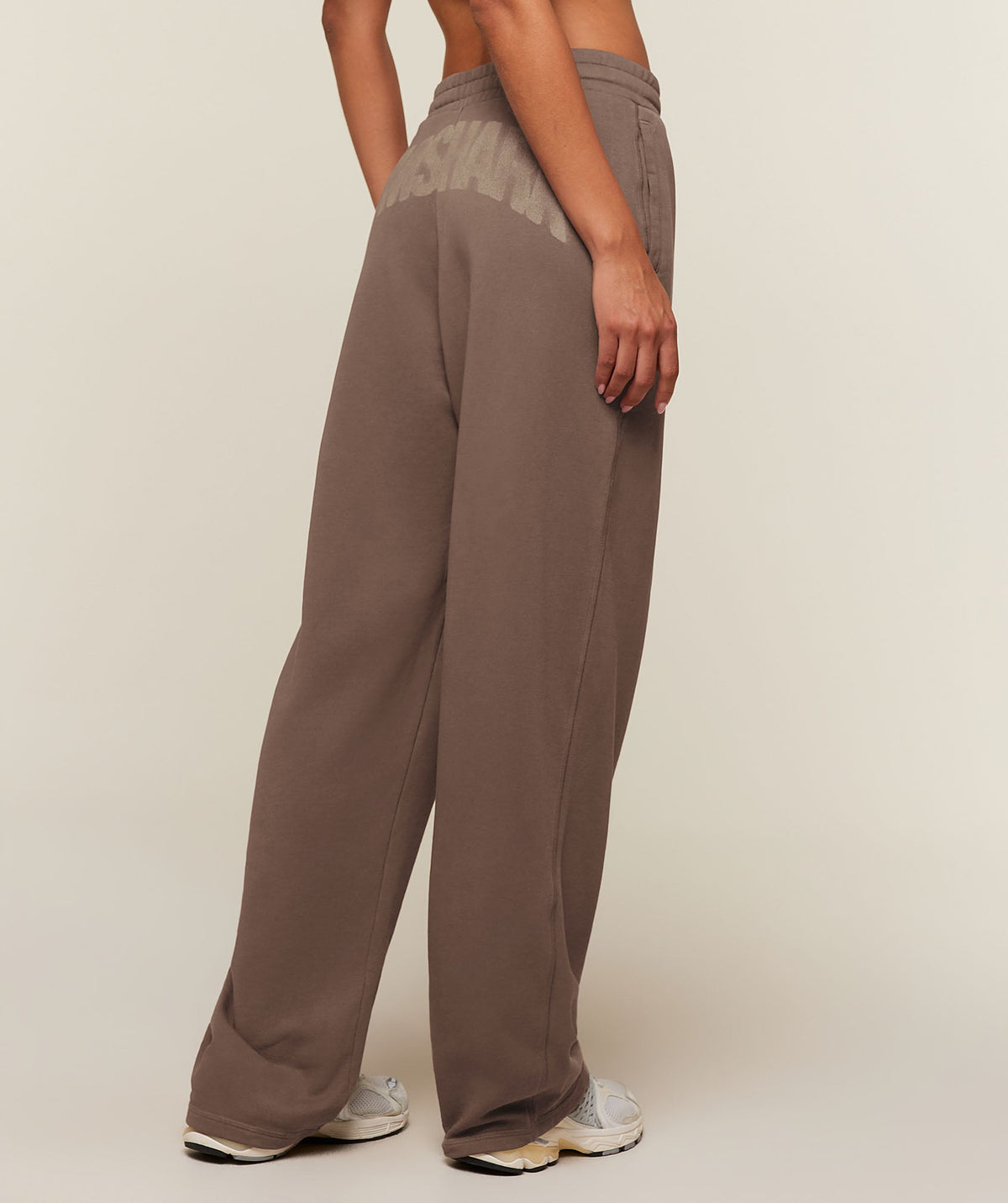 Gymshark Power Straight Leg Pants Tall - Soft Brown/Wash