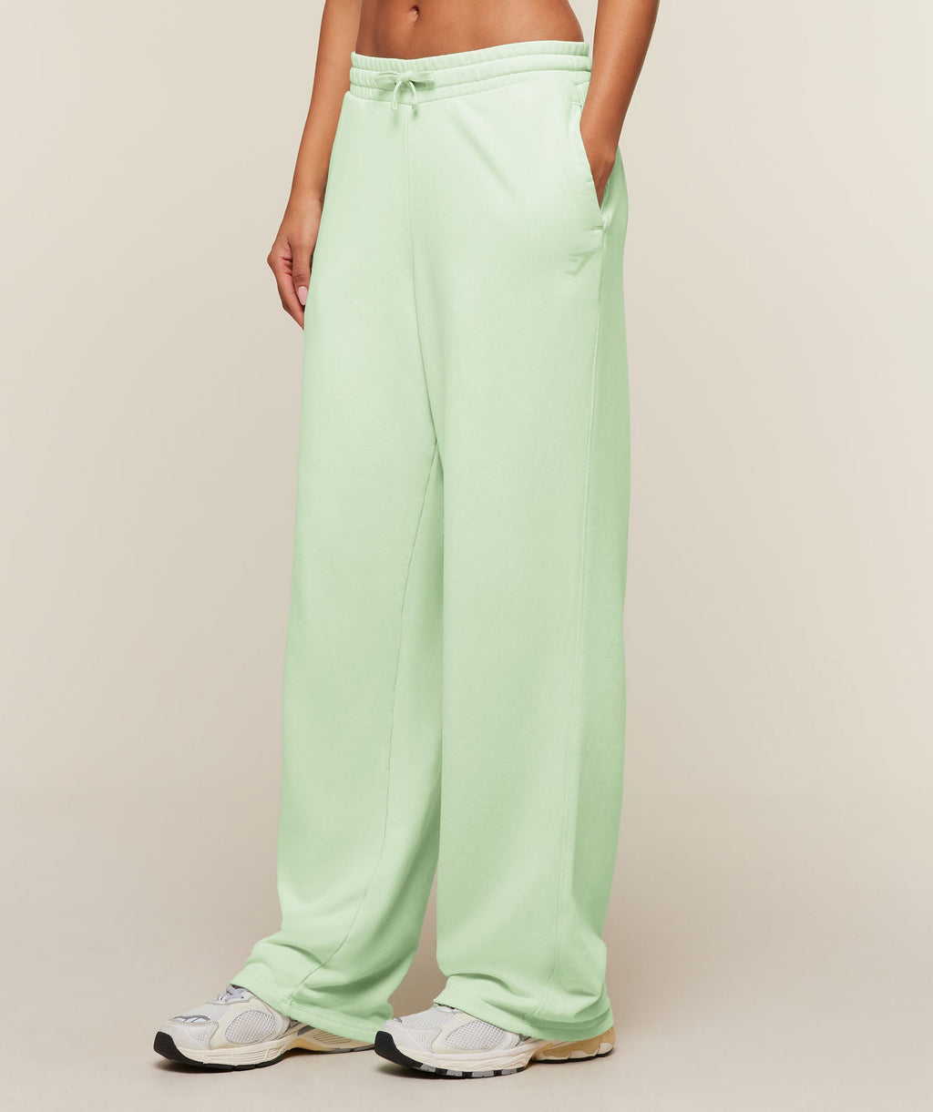 Gymshark Power Straight Leg Pants Tall - Sprint Green/Wash