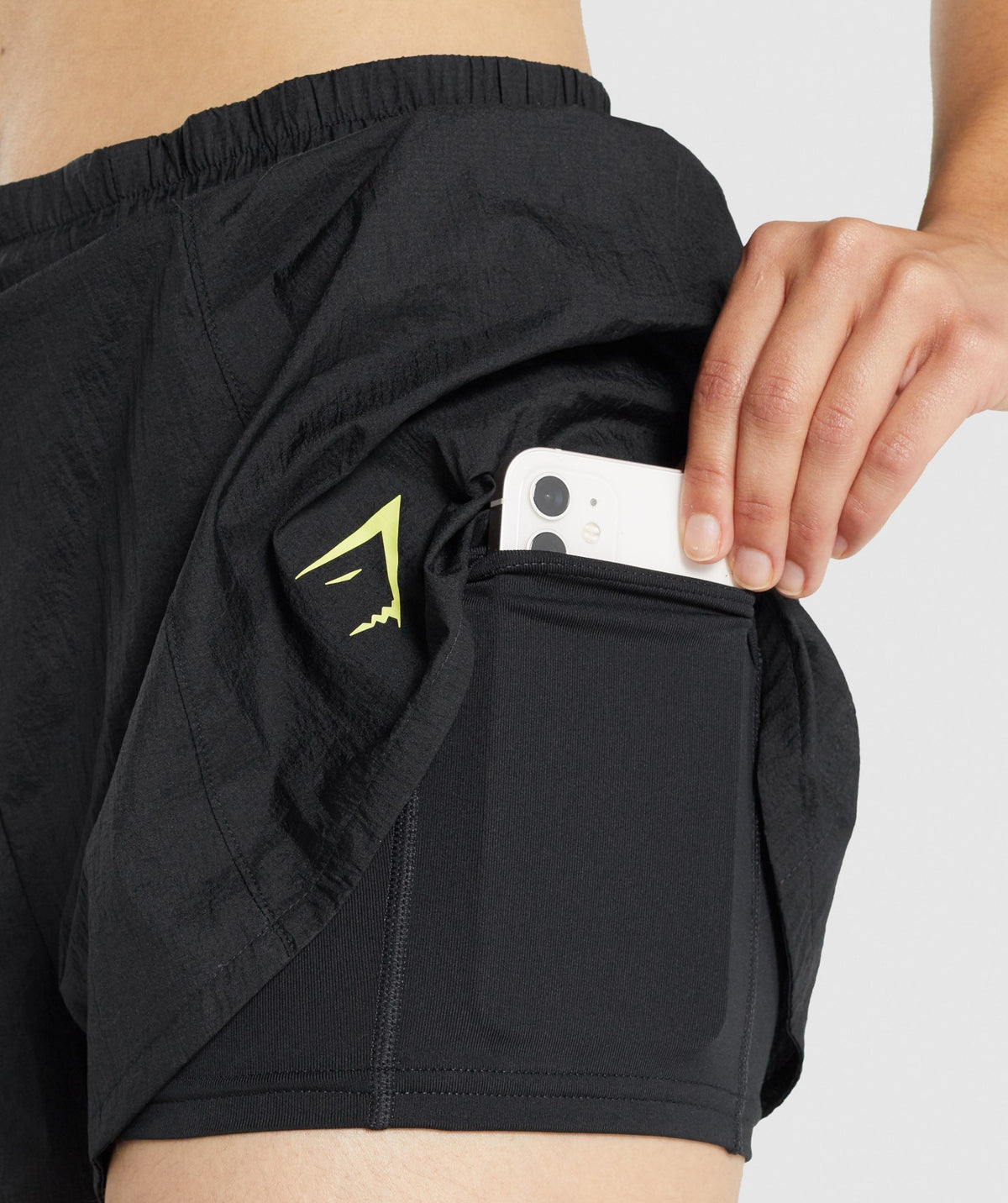 Gymshark Pulse 2 in 1 Shorts - Black