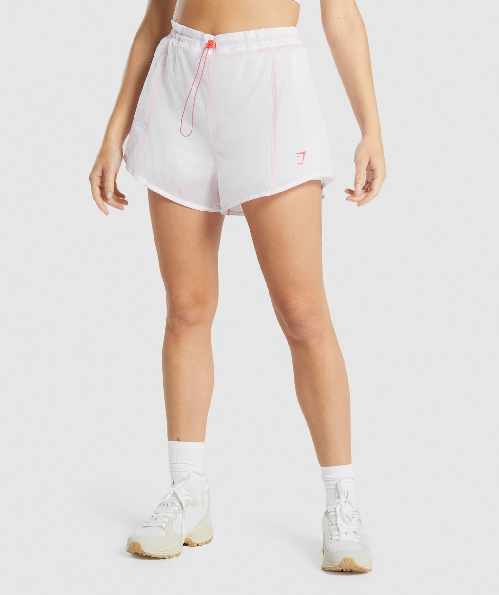 Gymshark Pulse 2 in 1 Shorts - White