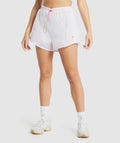 Gymshark Pulse 2 in 1 Shorts - White