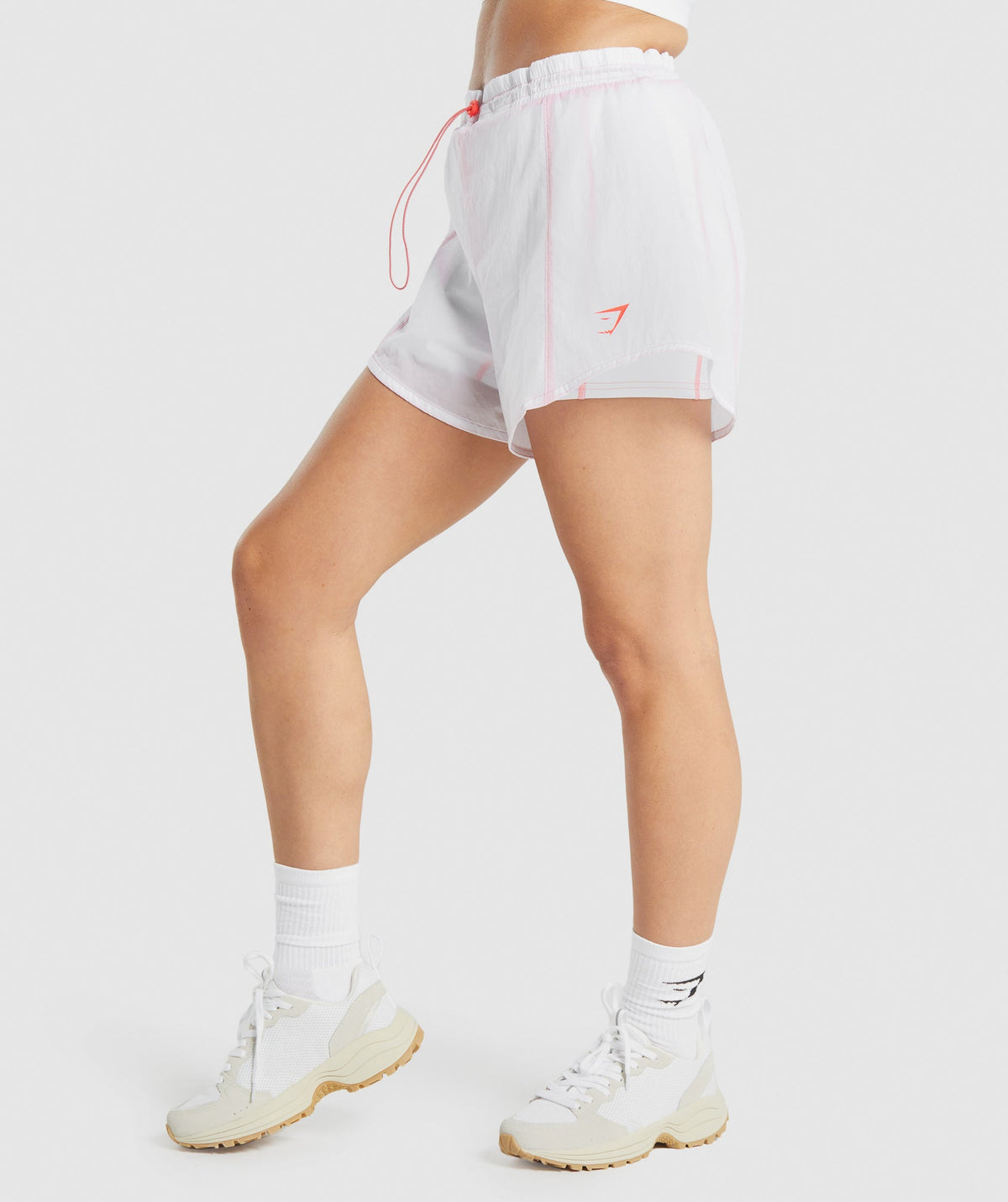 Gymshark Pulse 2 in 1 Shorts - White