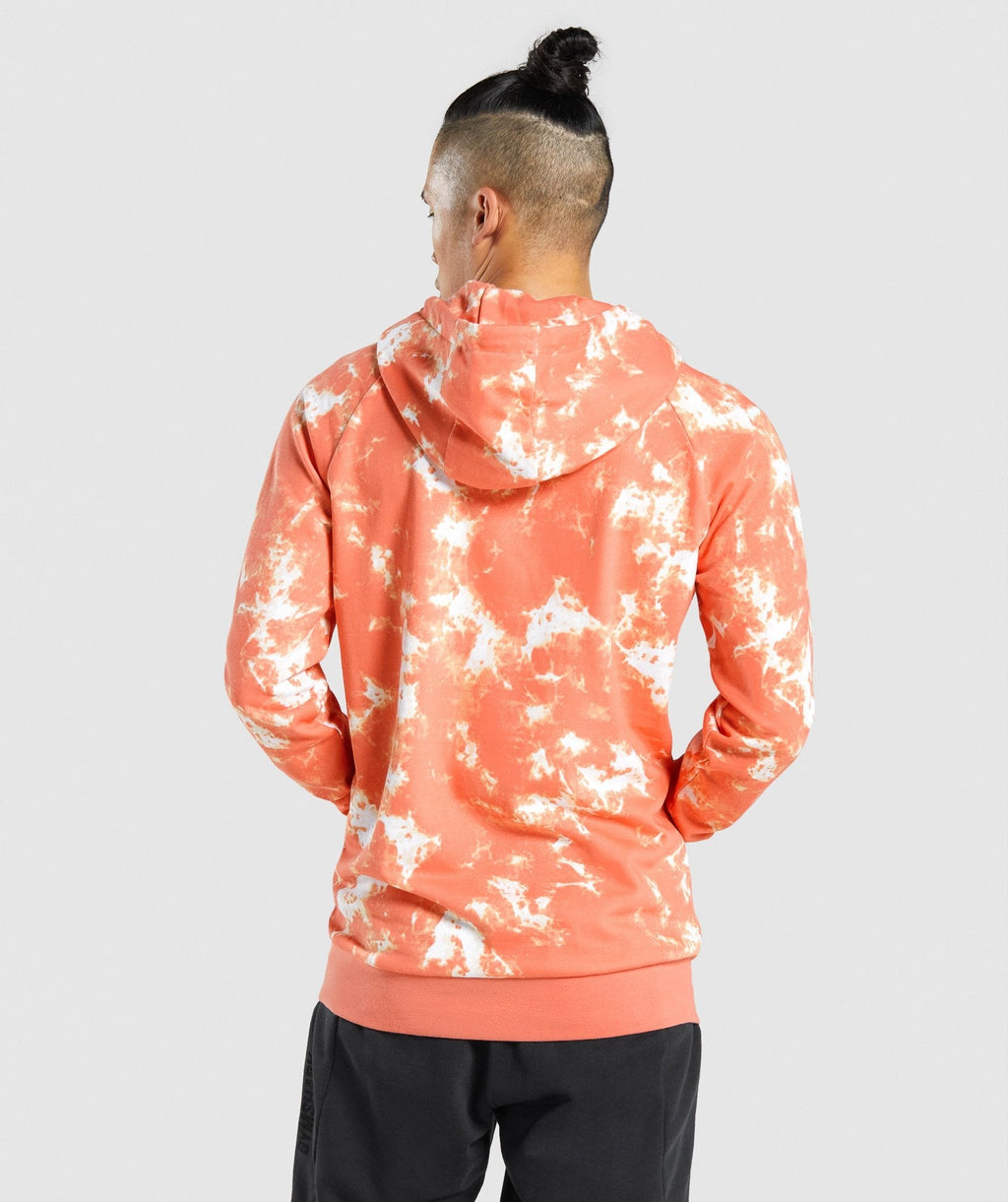 Gymshark Restore Hoodie - Orange Print