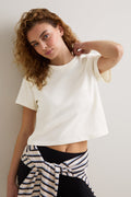 Boxy Baby Tee - Ivory