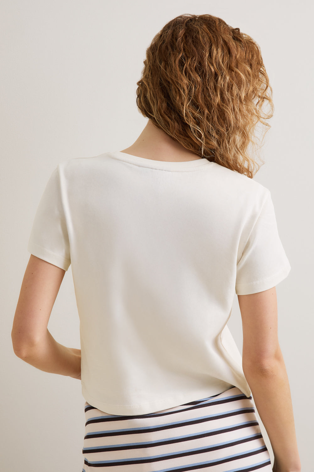 Boxy Baby Tee - Ivory