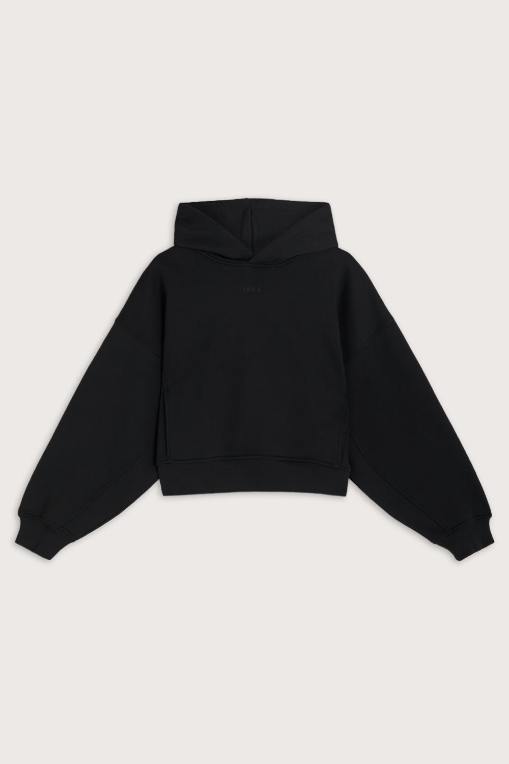 Cocoon Pullover Hoodie - Black