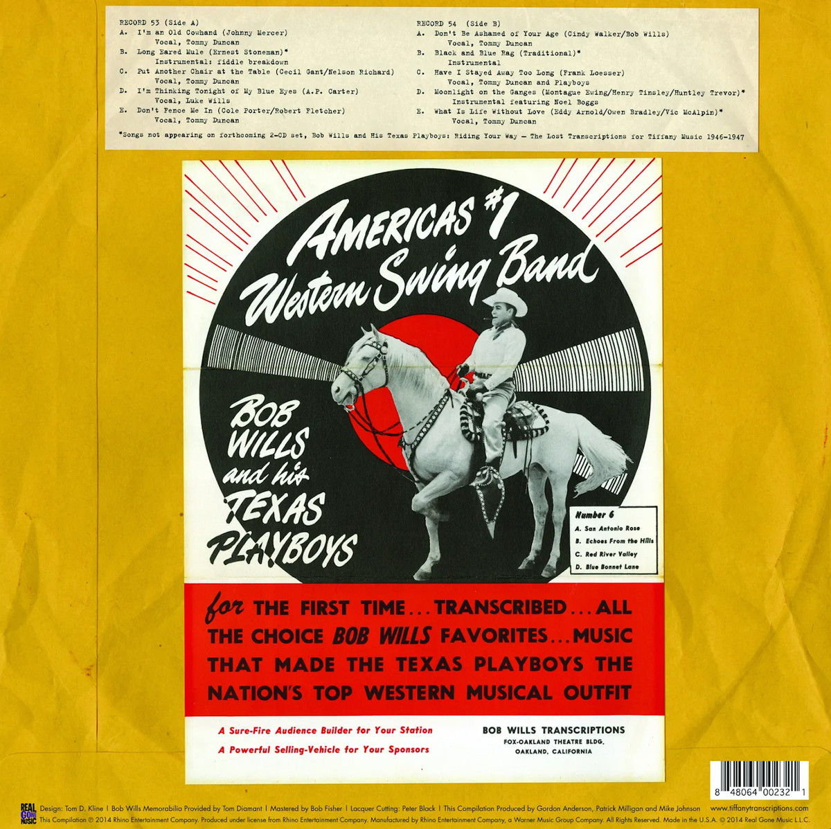 Bob Wills & His Texas Playboys - Transcriptions