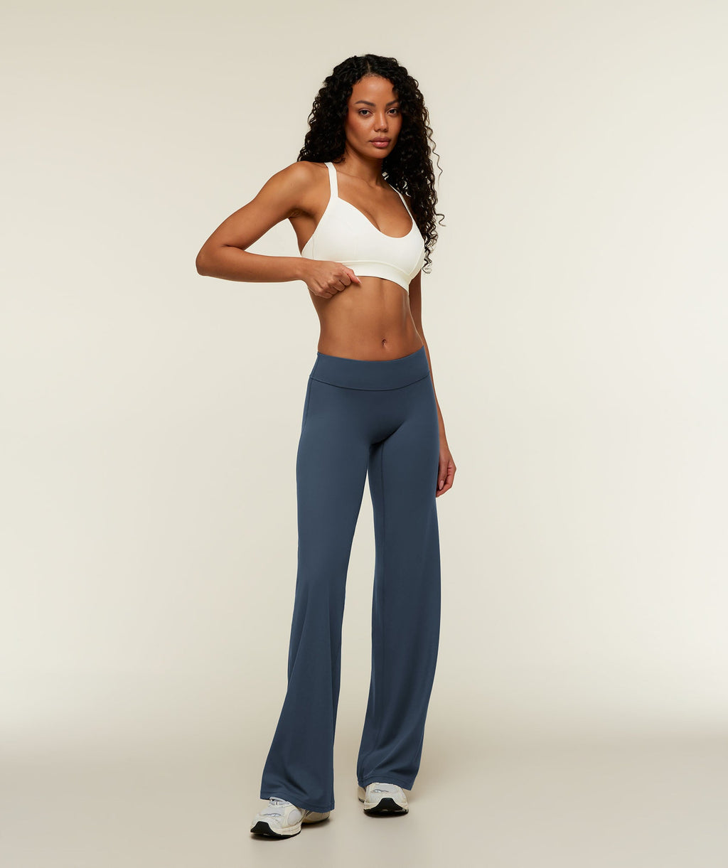 Gymshark SoftSense™ Mid-Rise Straight Leg Leggings Tall - Shadow Blue