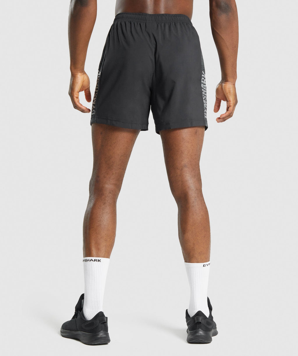 Gymshark Graphic Sport Shorts - Black