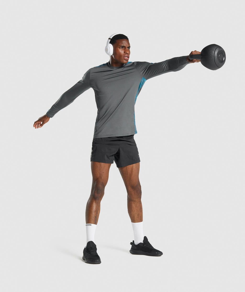 Gymshark Graphic Sport Shorts - Black