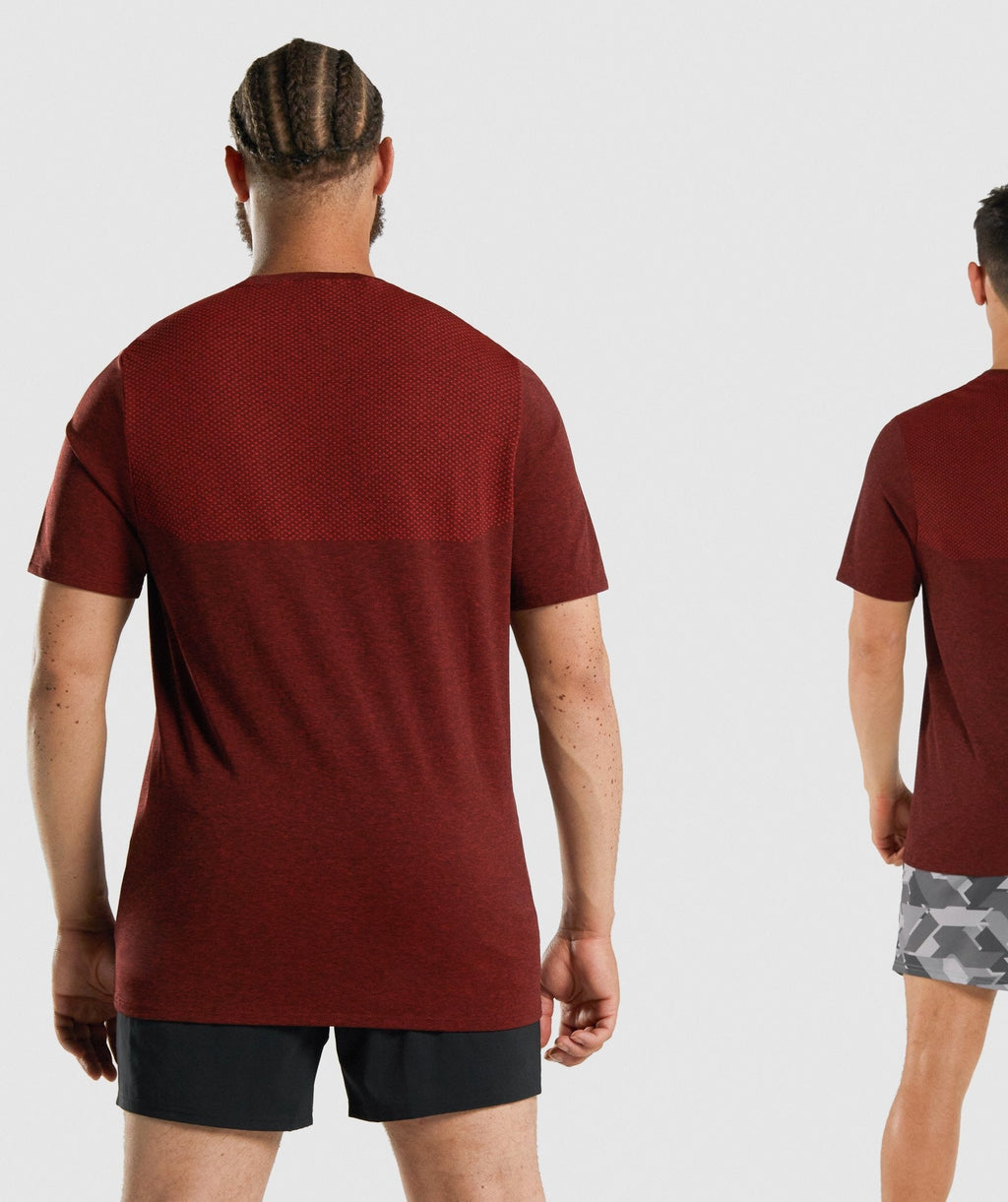 Gymshark Vital T-Shirt - Red Marl